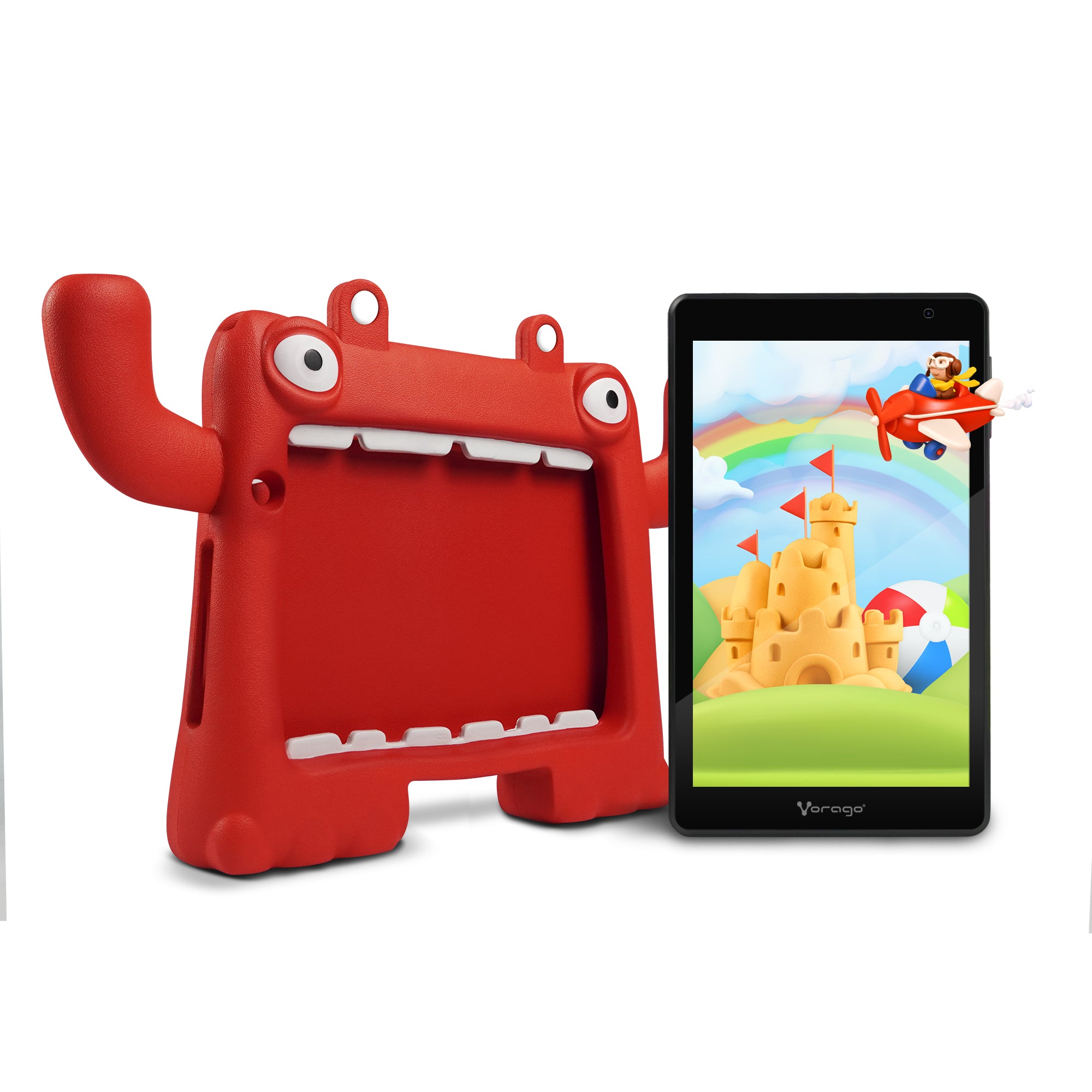 TABLET VORAGO PAD-8-KIDS 8 PULGADAS ANDROID 13 QUADCORE 4GB 64GB IPS 2MP 5MP WIFI BT GMS FUNDA ROJA - TABLET VORAGO PAD-8-KIDS 8 PULGADAS ANDROID 13 QUADCORE 4GB 64GB IPS 2MP 5MP WIFI BT GMS FUNDA ROJA -